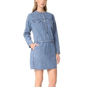 Rag & Bone Chest Pocket Denim Shirtdress
- Blue